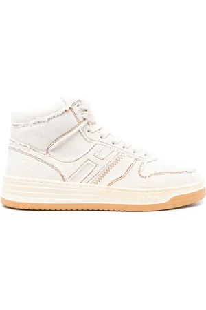 Hogan Contrast-stitch high-top sneakers