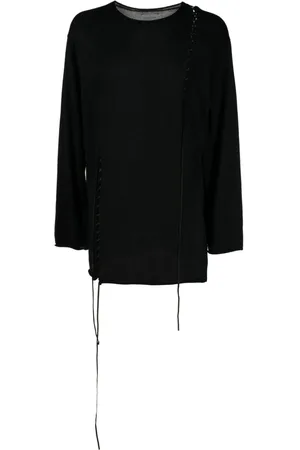 YOHJI YAMAMOTO Braid-detail sweatshirt