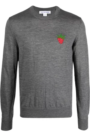 Comme des Garçons Embroidered crew-neck jumper