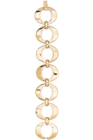 Dior 2000s hoops -plated bracelet
