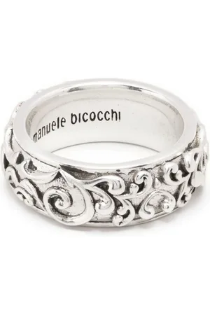 EMANUELE BICOCCHI Large Arabesque band ring
