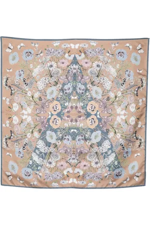 ASPINAL OF LONDON Botanical silk scarf