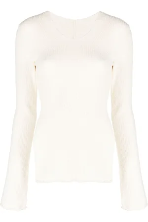 Axel Arigato Open-back ribbed knit jumper