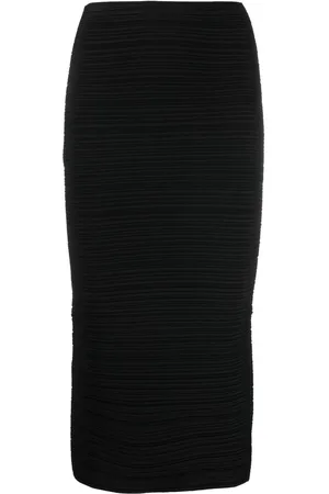 Serafini Pleated midi skirt