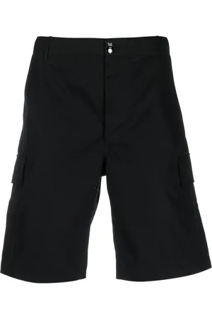 Kenzo Logo-patch cotton cargo shorts
