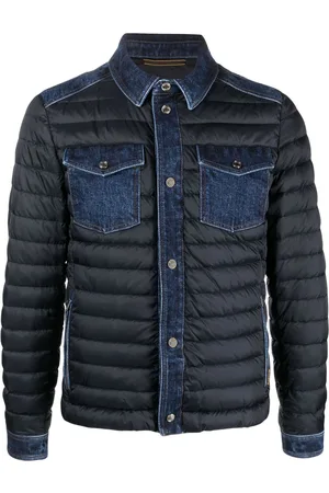 MOORER Crespi padded shirt jacket