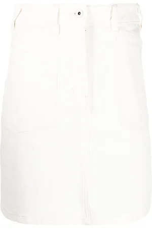 Kenzo Logo-patch denim miniskirt