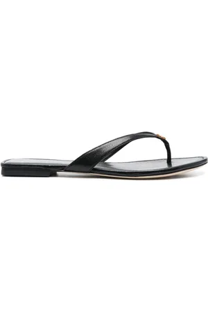 Tory Burch Classic leather flip flops
