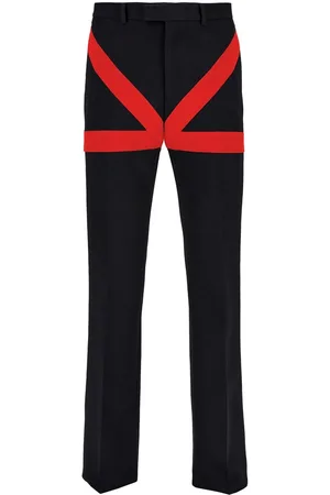 Salvatore Ferragamo Graphic-print tailored trousers