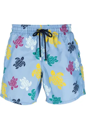 Vilebrequin Ronde Des Tortues-print drawstring swim shorts