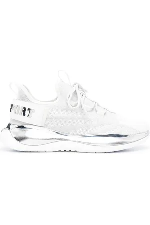 Philipp Plein Metallic-logo sneakers