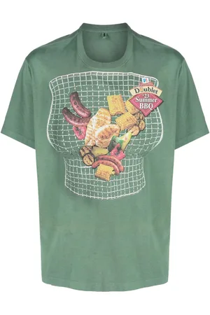 DOUBLET Graphic-print cotton T-shirt