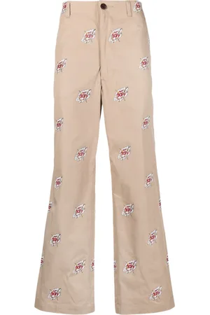 JUNYA WATANABE X Roy Lichtenstein cotton chino trousers