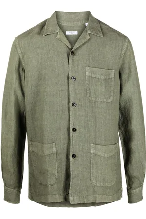 Boglioli Plain linen shirt