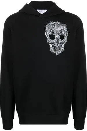 Philipp Plein Baroque Skull cotton hoodie