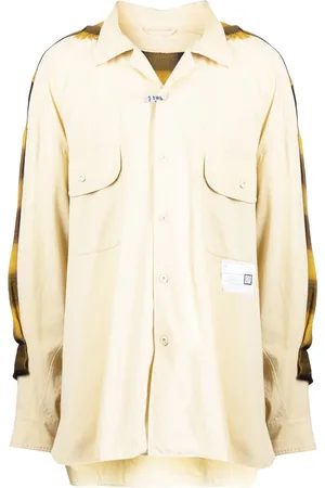 Maison Mihara Yasuhiro Back Covered cotton shirt