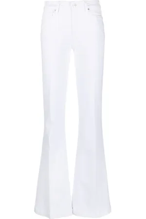Paige Mid-rise flared jeans
