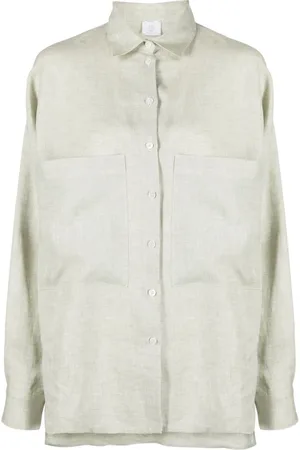 ELEVENTY Plain linen shirt