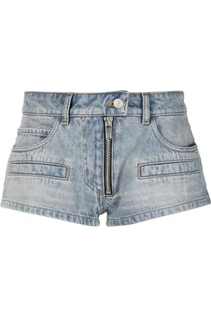 Courrèges Denim micro shorts