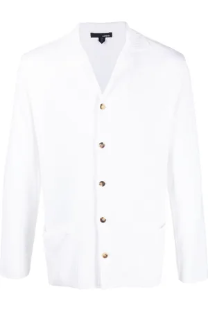 LARDINI Spread-collar long-sleeved shirt