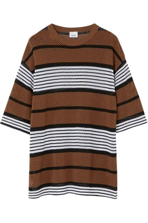 Burberry Stripe-print oversized T-shirt