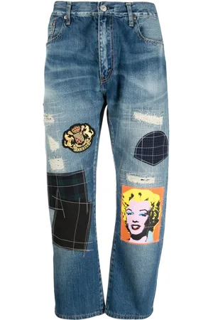 JUNYA WATANABE Patchwork cropped jeans