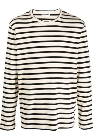 Jil Sander Long-sleeve striped sweatshirt