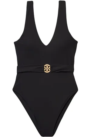 Tory Burch Miller plunging V-neck swimsuit