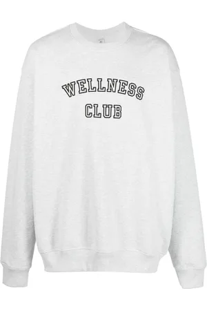 Sporty & Rich Slogan-print cotton sweatshirt