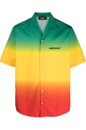 Dsquared2 Ombré-effect short-sleeve shirt