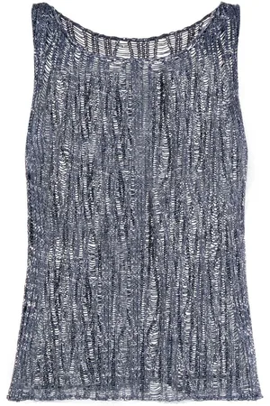 Voz Lace knit tank top