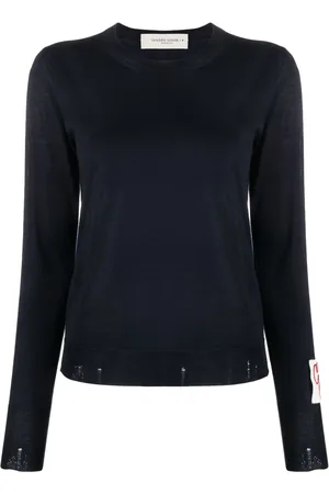 Golden Goose Ripped-detailing wool jumper