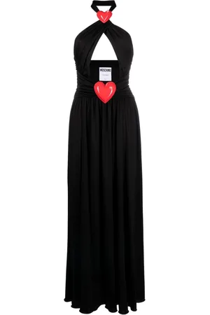 Moschino Ženy Ke krku - Inflatable heart halterneck gown