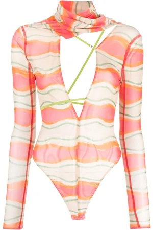 Jacquemus Le Abanaba semi-sheer bodysuit