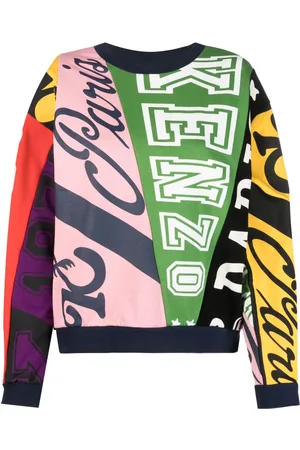 Kenzo Flag printed cotton sweatshirt