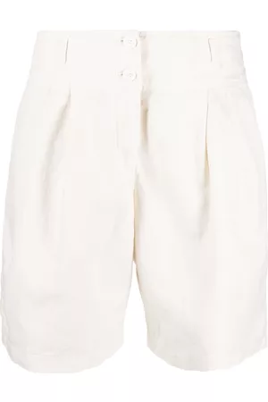 Aspesi Ženy Bermudy - Pleated-detail bermuda shorts