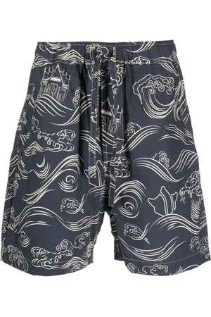 Maharishi Songkran graphic-print shorts