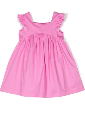 Il gufo Ruffle-detailing cotton dress