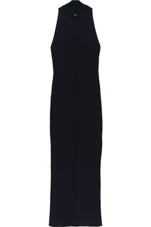Courrèges Cut-out ribbed midi dress
