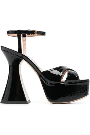 Moschino Patent leather platform sandals