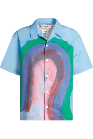 Marni Graphic-print cotton shirt