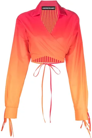 ANDREADAMO Tie-waist blouse