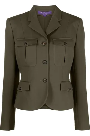Ralph Lauren Kamille wool-silk fitted jacket