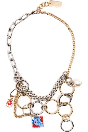 Marni Charm-detail chain necklace