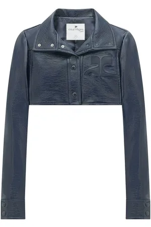 Courrèges Cropped cotton jacket