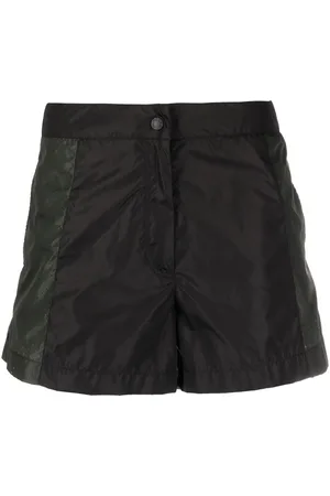Moncler Logo-embossed two-tone shorts