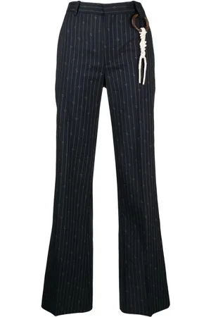 Charles Jeffrey Loverboy Pinstripe straight-leg trousers