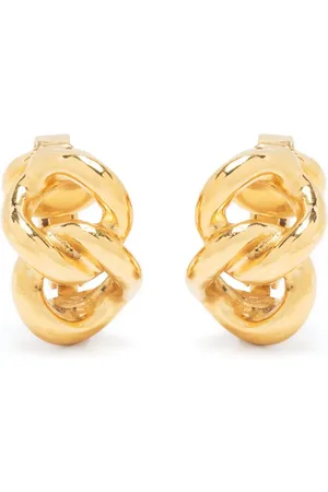 Dior 1990s pre-owned chain-motif clip-on earrings