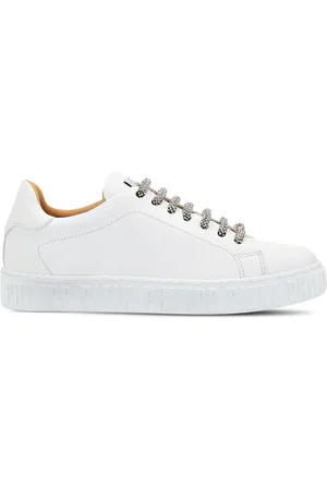 Philipp Plein Low-top lace-up leather sneakers