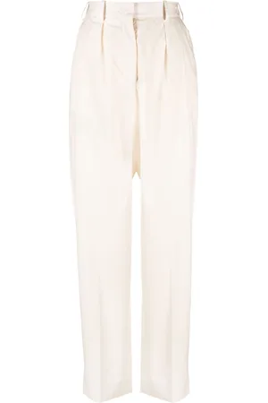 Joseph High-waisted cotton trousers